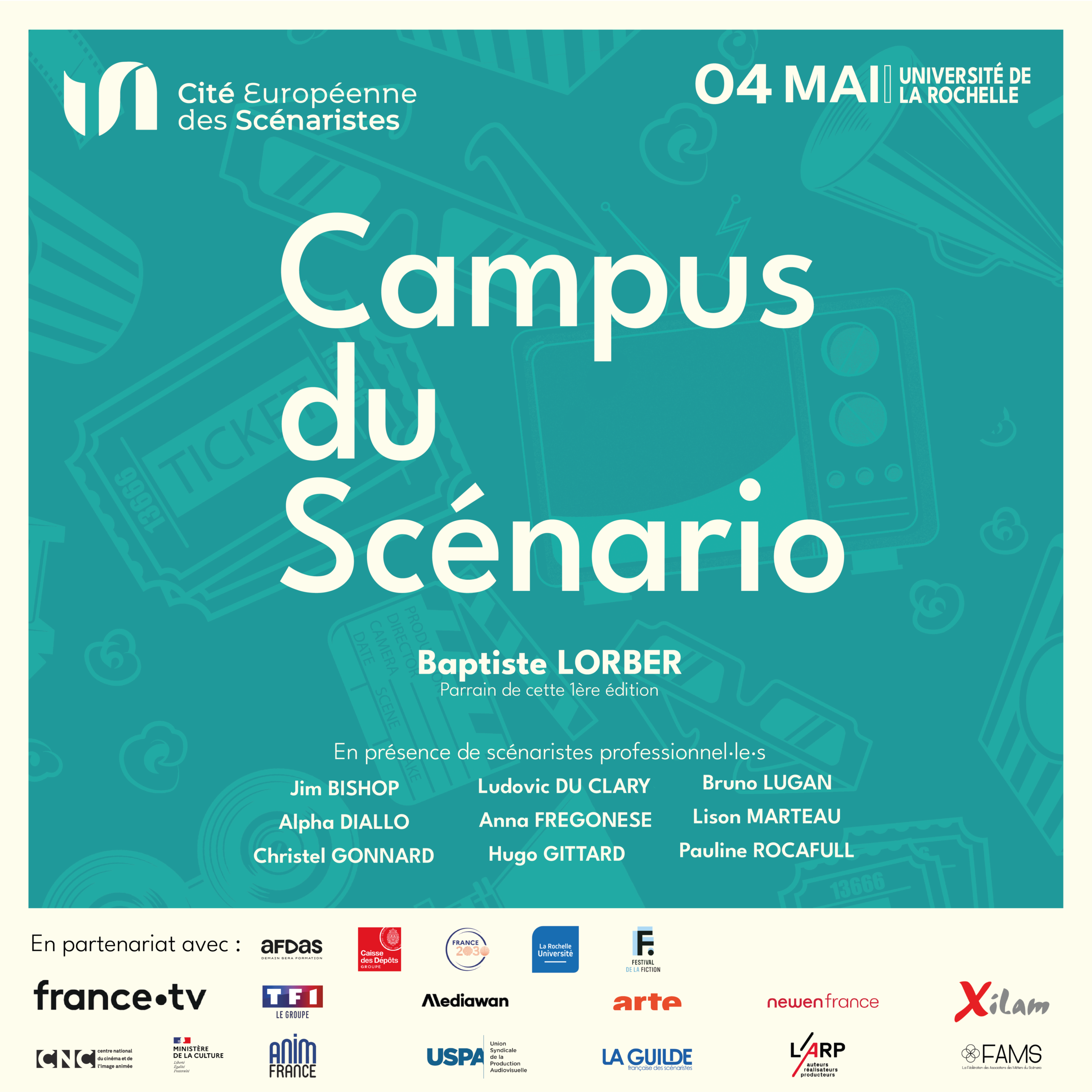 Première édition du Campus du Scénario, le 4 mai 2023 à l’Université de La Rochelle