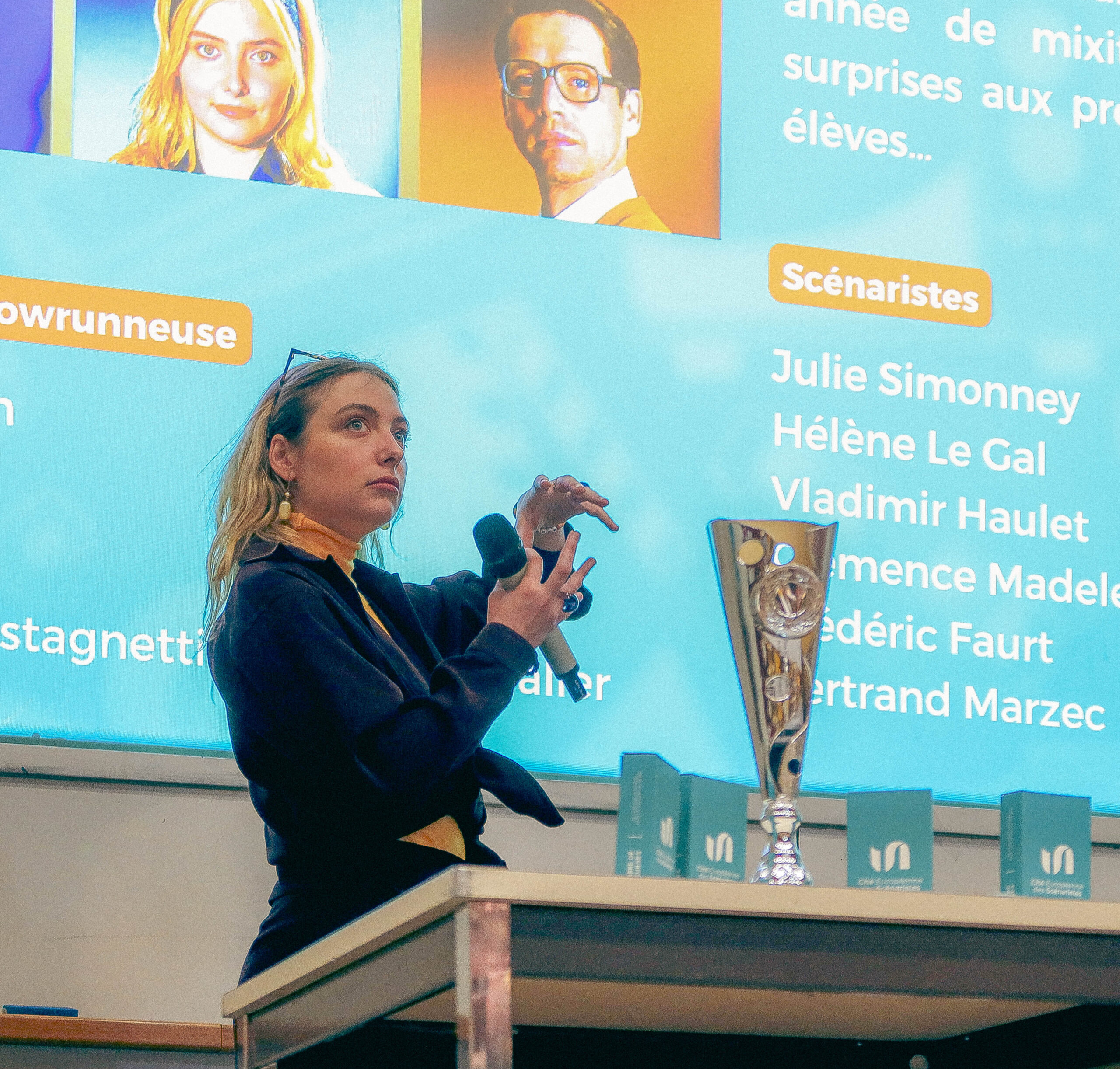 Masterclass de l'actrice Lula Cotton Frapier