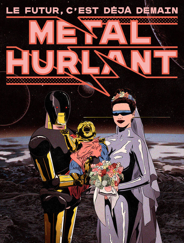 Couverture Metal Hurlant N°1 - Le futur c'est déjà demain