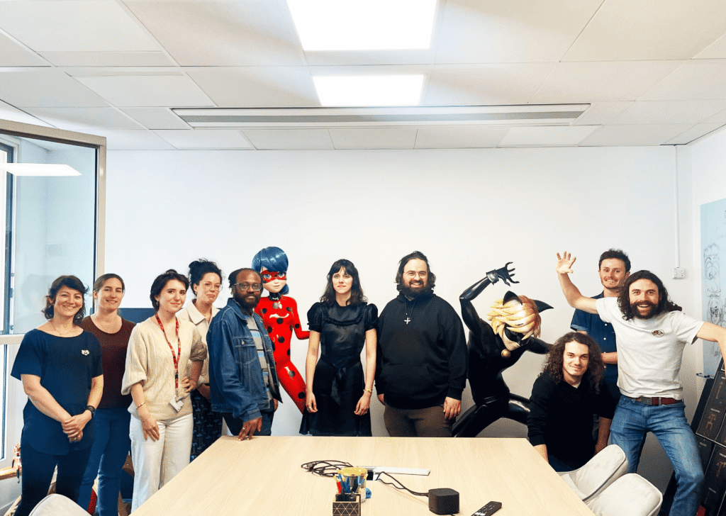 Les apprenants IDF 2025 dans les locaux de Miraculous