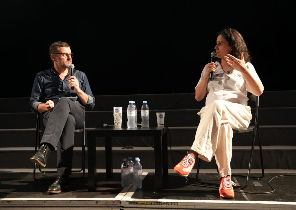 Fabien Suarez et Louise Courvoisier, le 25 juin 2025 au Cinéma Le Zola
