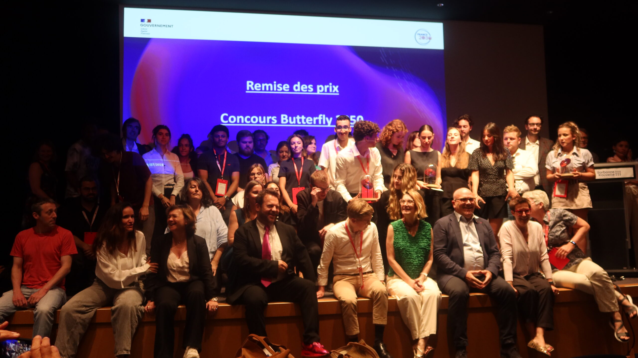 Clôture du concours Butterfly à la Sorbonne Nouvelle, le 3 juillet 2025