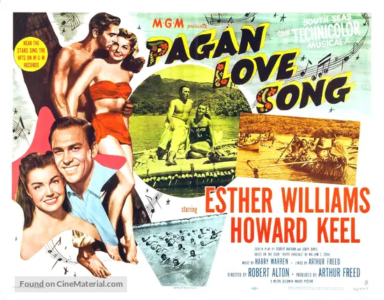Affiche de Pagan Love Song (Robert Alton, 1950)