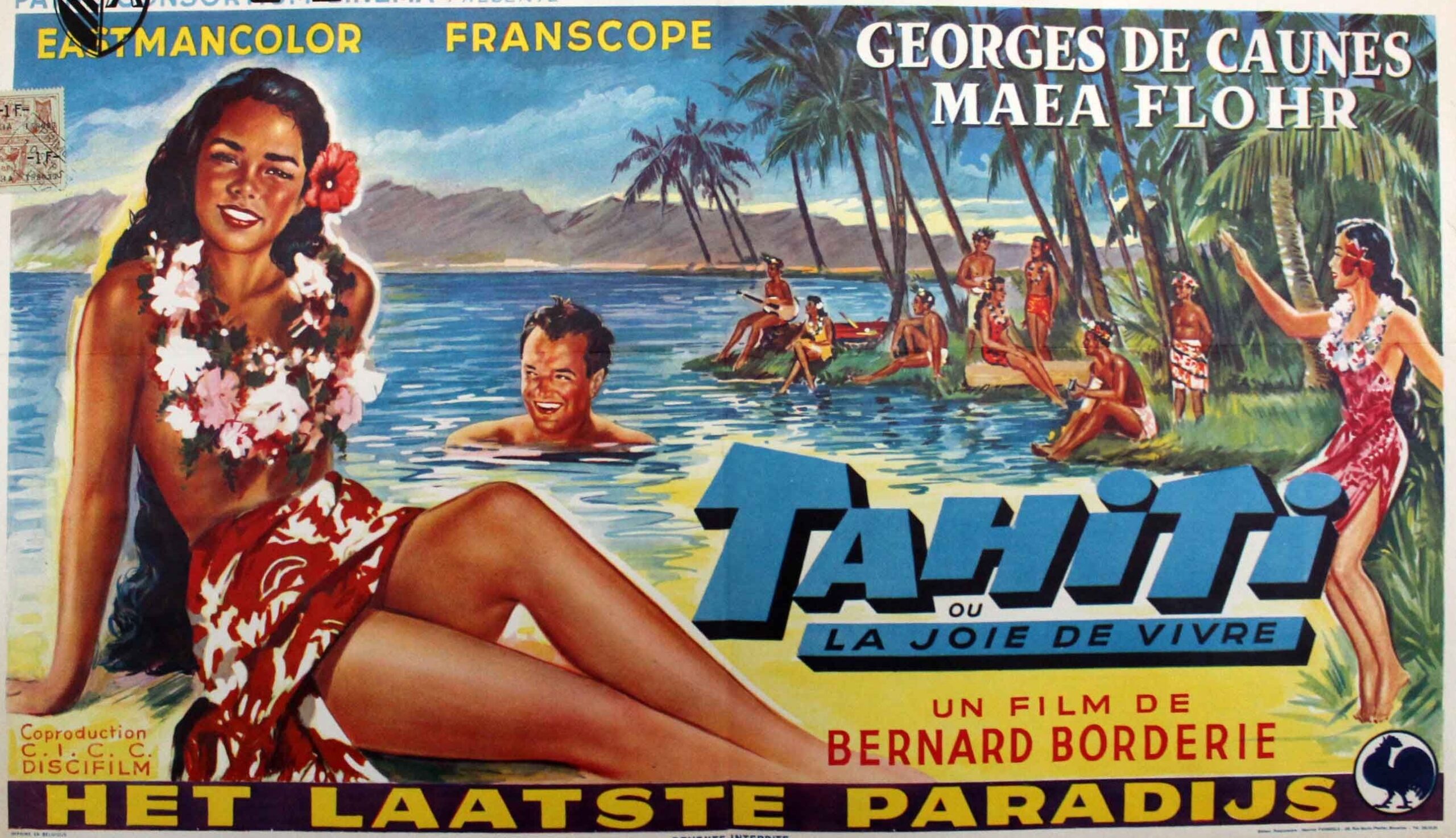 Affiche de Tahiti ou La Joie de Vivre (Bernard Borderie, 1957)