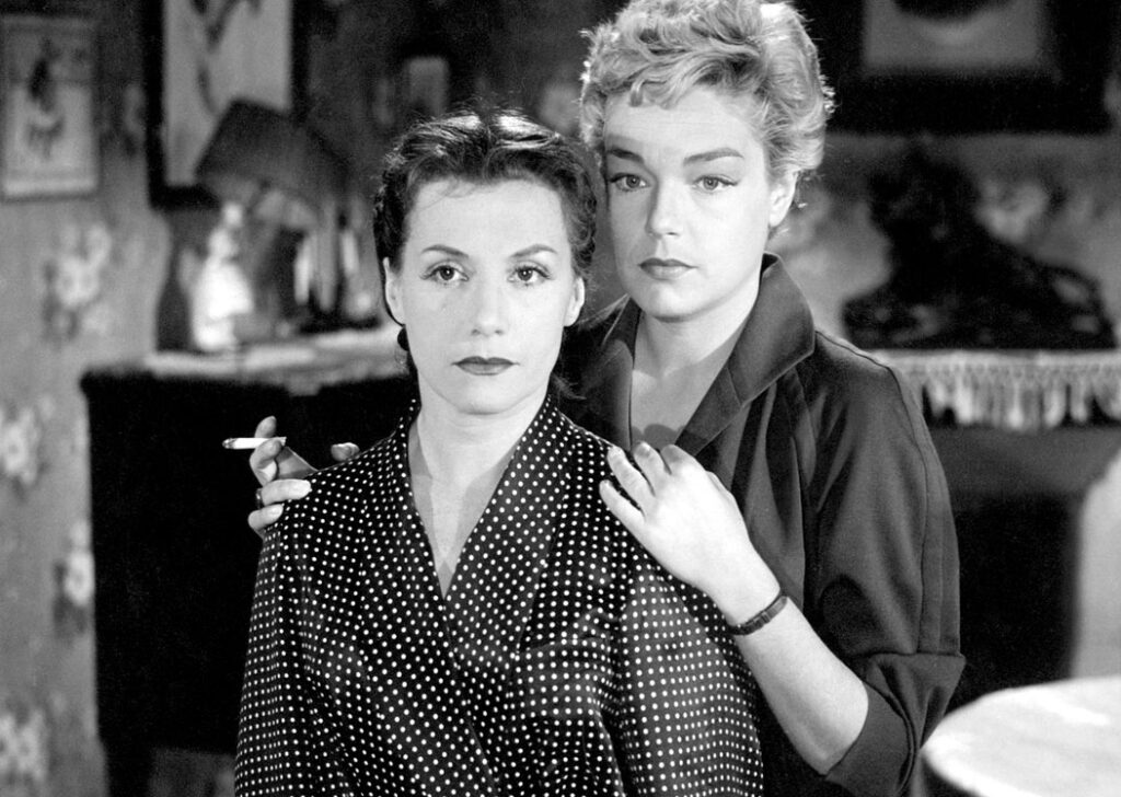 Vera Clouzot et Simone Signoret dans Les Diaboliques (1955)